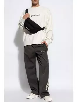 Palm Angels толстовка с логотипом, белый