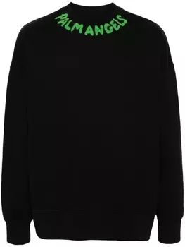 Palm Angels толстовка с логотипом, черный