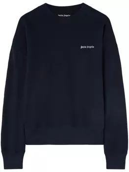 Palm Angels толстовка с логотипом, синий