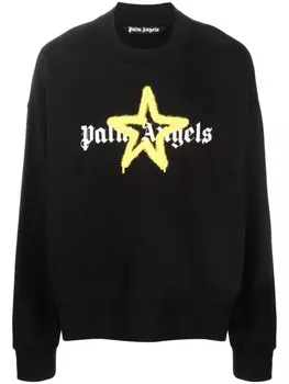 Palm Angels толстовка с принтом, черный