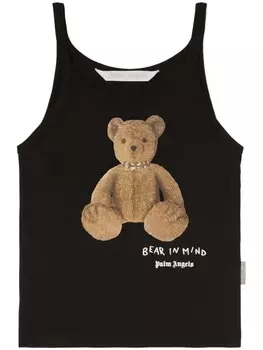 Palm Angels топ Bear In Mind, черный