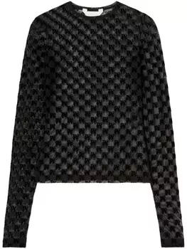 Palm Angels топ с монограммой, черный