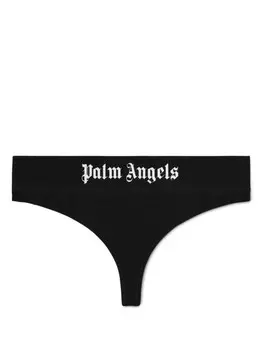 Palm Angels трусы-бразилиана с логотипом, черный