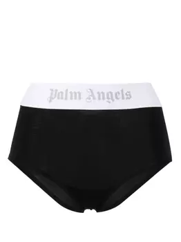 Palm Angels трусы-брифы с логотипом, черный