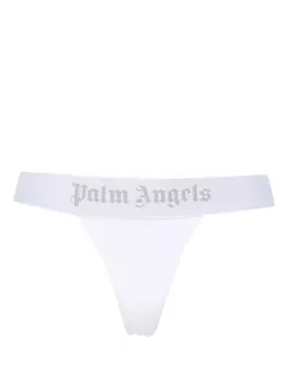 Palm Angels трусы-стринги с логотипом, белый