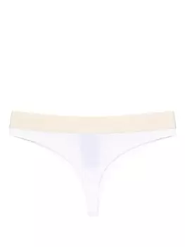 Palm Angels трусы-стринги с логотипом, белый