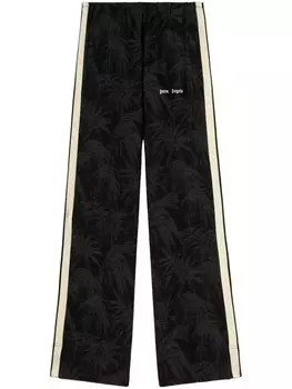 Palm Angels жаккардовые спортивные брюки, черный