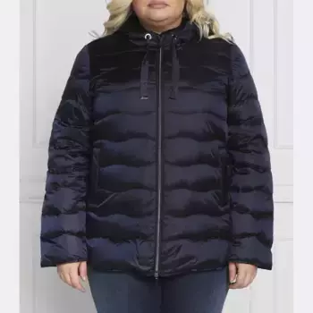 Palmeto пуховик стандартного кроя больших размеров Persona By Marina Rinaldi, синий