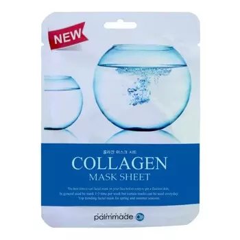 Palmmade Коллагеновая маска, 1 шт, White