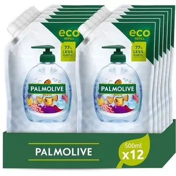 Palmolive Экологичное жидкое мыло для аквариума 500 мл - защищает от бактерий - веганский продукт - 96% натуральных ингредиентов - протестировано дерматологами
