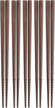 Палочки для еды Akebono PM-105 Tornado, коричневые, 8,3 дюйма (21 см), набор из 5 шт., производство Япония Nagao, Braun