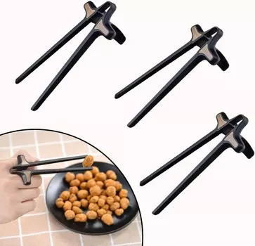 Палочки для еды для геймеров, зажимы для закусок, 3 шт., многоразовые пинцеты для еды, товары для вечеринок для видеоигр, аксессуары для геймеров, подарки для геймеров Generic, Brown