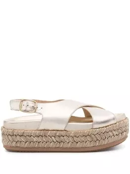 Paloma Barcel эспадрильи Francia на платформе, золотой