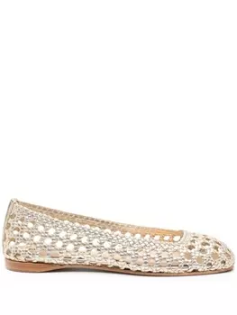 Paloma Barcel балетки Shell, золотистый