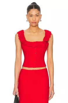 Палома топ Guizio, цвет poppy