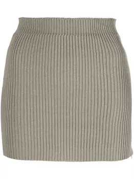 Paloma Wool мини-юбка в рубчик, серый