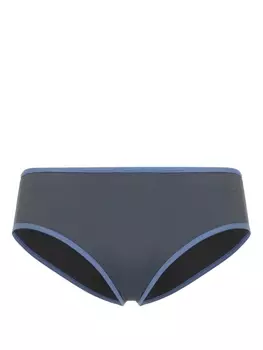Paloma Wool плавки бикини с контрастной отделкой, серый
