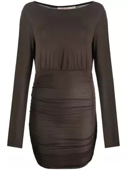 Paloma Wool топ с длинными рукавами и сборками, зеленый