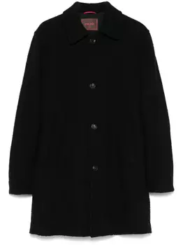 Palt пальто с узором в елочку, черный