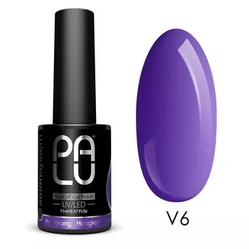 Palu, Cosmetics, Гонконг, гибридный лак для ногтей, V6, 11 мл