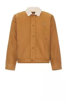 Палубная куртка из парусины утиного цвета Dickies, цвет Stonewashed Brown Duck