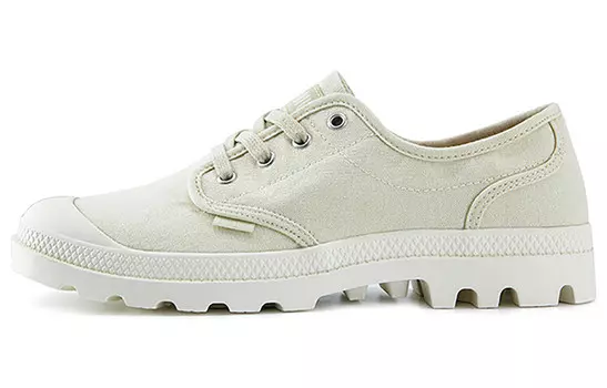 Pampa Canvas Shoes Men Low-top Light Green Palladium