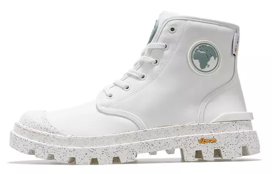 Pampa Canvas Shoes Men Mid-top White Palladium