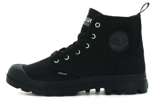 Pampa Canvas Shoes Unisex High-top Black Palladium