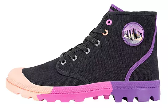 Pampa Canvas Shoes Unisex High-top Black Palladium