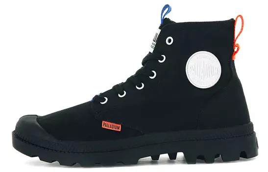 Pampa Canvas Shoes Unisex High-top Black Palladium