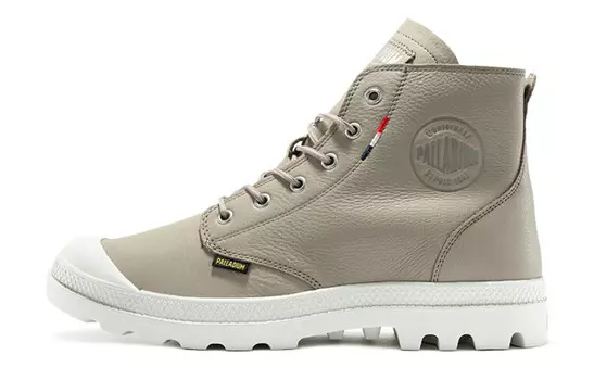 Pampa Canvas Shoes Unisex High-top Grey Palladium