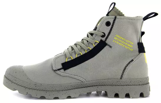 Pampa Canvas Shoes Unisex High-top Grey Palladium