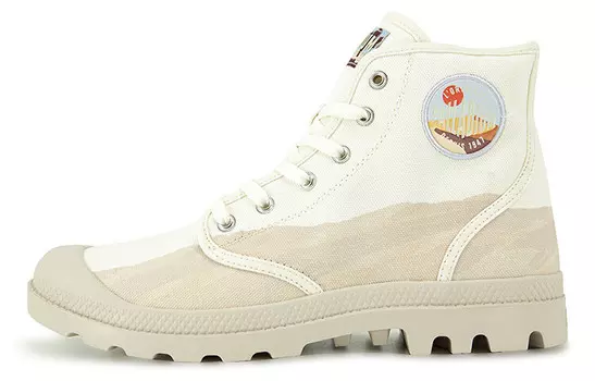 Pampa Canvas Shoes Unisex High-top Plain Palladium
