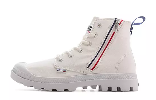Pampa Canvas Shoes Unisex High-top White Palladium