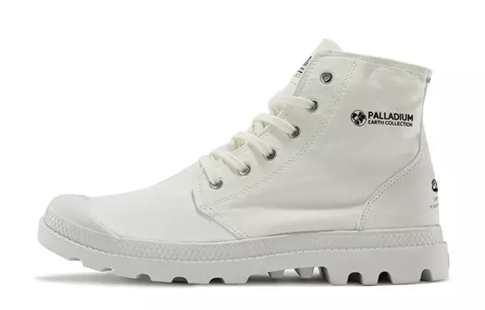 Pampa Canvas Shoes Unisex High-top White Palladium