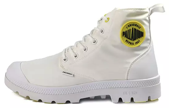 Pampa Canvas Shoes Unisex High-top White Palladium
