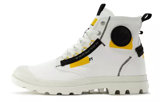 Pampa Canvas Shoes Unisex High-top White Palladium