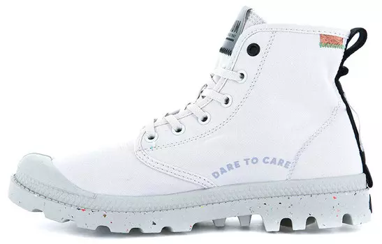 Pampa Canvas Shoes Unisex High-top White Palladium