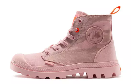 Pampa Canvas Shoes Women's High-top Pink Palladium