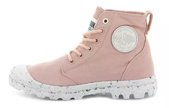 Pampa Canvas Shoes Women's High-top Светло-розовый, черный, желтый, белый, зеленый, красный Palladium
