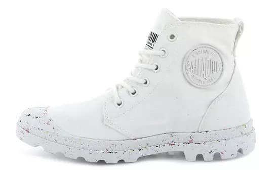 Pampa Canvas Shoes Women's High-top Белый, черный, желтый, зеленый, красный Palladium