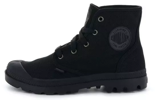 Pampa Canvas Shoes Women's High-top Black Palladium