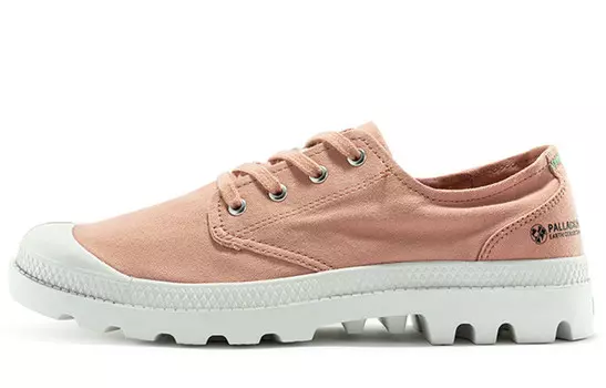 Pampa Canvas Shoes Womens Low-top Rosy Pink Palladium