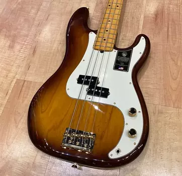 Памятный бас-гитара Precision Bass, посвященный 75-летию Fender, 2021 г., 2 цвета (Bourbon Burst) (SN # US21032800) 75th Anniversary Commemorative Precision Bass