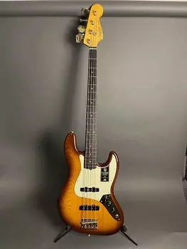 Памятный джазовый бас-гитара Fender к 75-летию - 2-цветный взрыв бурбона 75th Anniversary Commemorative Jazz Bass