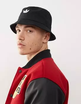 Панама Adicolor Trefoil черного цвета adidas Originals