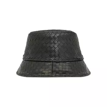 Панама Bottega Veneta Intrecciato, черная
