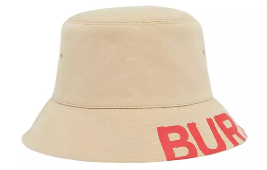 Панама Burberry, бежевый / красный