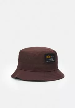 Панама CREW BUCKET HAT UNISEX Alpha Industries, цвет hunter brown