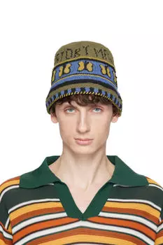 Панама цвета хаки и синего цвета Story mfg.